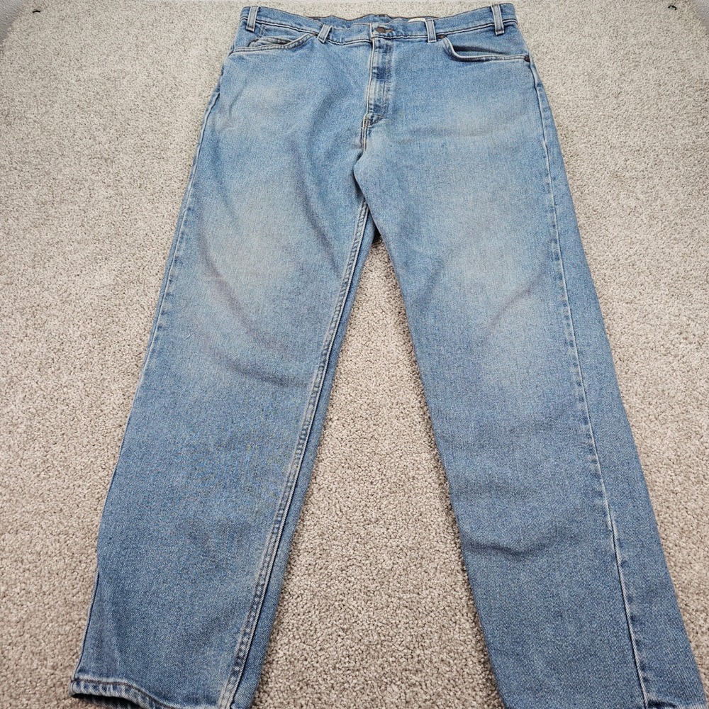 Vintage 1998 Levis Flex Jeans Mens W40 L32 Medium Wash Straight Leg Cotton Blend
